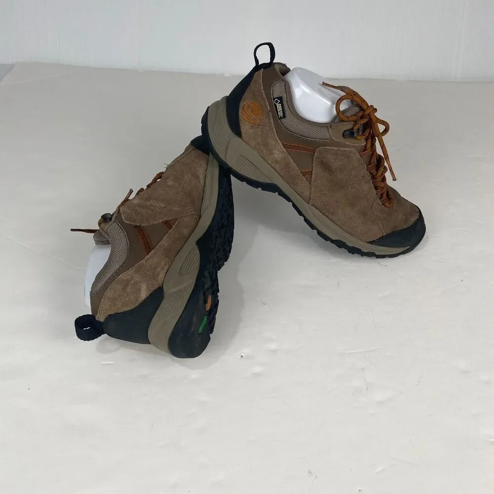 Timberland Goretex Brown Boots‎ Mens Size 9  Leather Comfort Work 9743R